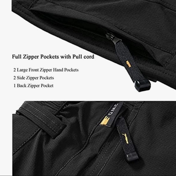 TBMPOY Outdoor Quick-Dry Lightweight Waterproof Hiking Mountain Pants with Belt - Picture 4 of 9